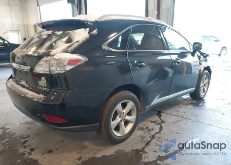 2010 Lexus Rx 350 z USA, uszkodzony, nr VIN 2T2BK1BA6AC008508